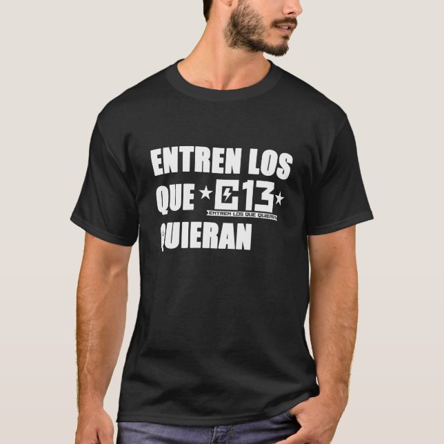 T-SHIRT DE CALLE 13 (ESCURO) (Frente)