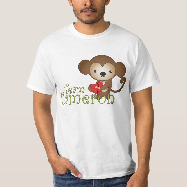 t-shirt de Cameron da equipe (branco) (Frente)