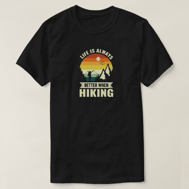 T-Shirt de caminhada (Frente do Design)