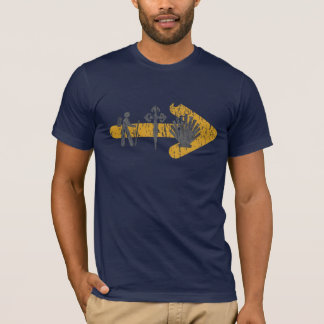T-shirt de Camino de Santiago (azul)