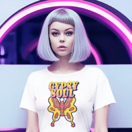 T-SHIRT DE CAMISA DE ALMA GYPSY