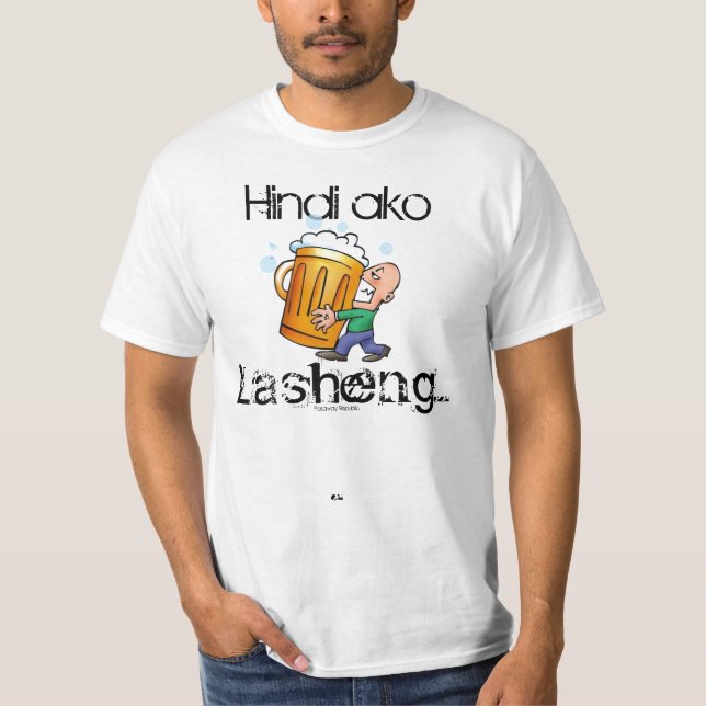 T-shirt De "camisa Di Ako Laseng" Pinoy (Frente)