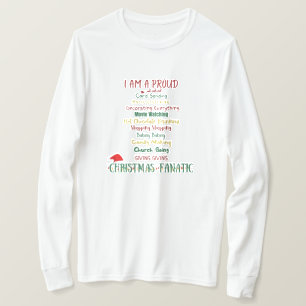 T-Shirt de Capa Longa de Natal