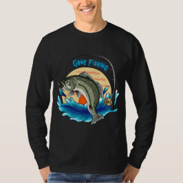 T-Shirt De Capa Longa Saiu Das Redes De Pesca