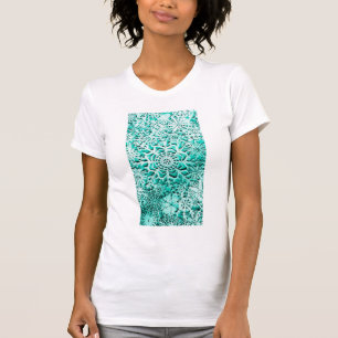 T-Shirt de Capa Longa Verde de Neve