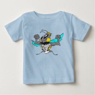 T-Shirt De Cartoon De Abelhas Cute Forte