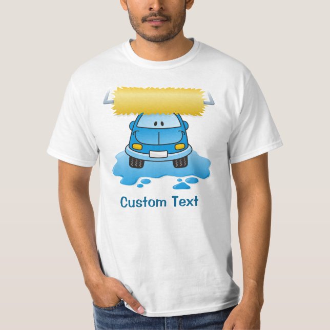 T-Shirt de Cartoon de Lavagem (Frente)