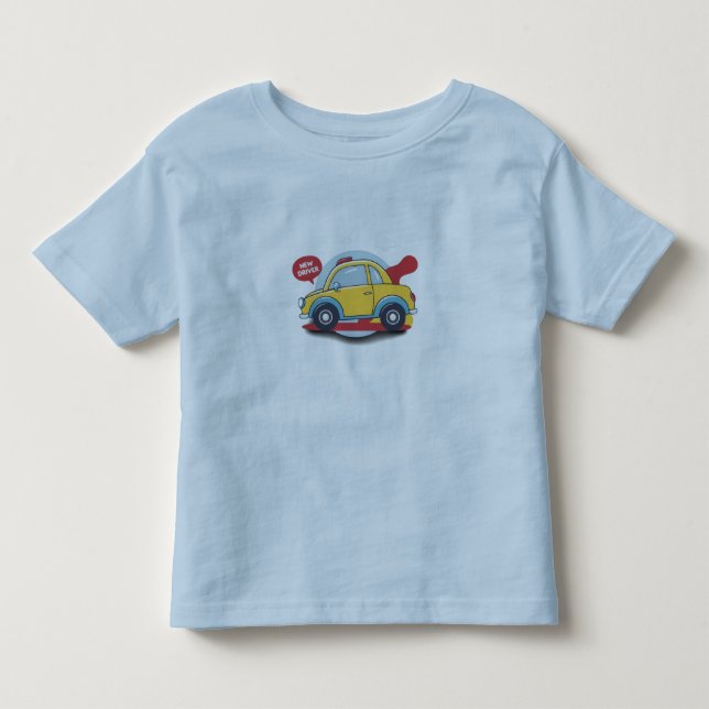 T-Shirt de Cartoon de Novo Driver (Frente)