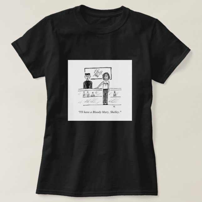 T-Shirt de Cartoon Gag (Frente do Design)