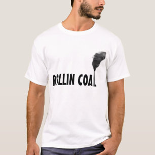 T-shirt de carvão de Rollin