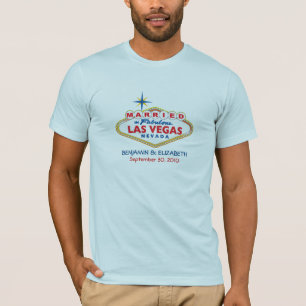 T-Shirt de Casamento de Destino de Vegas