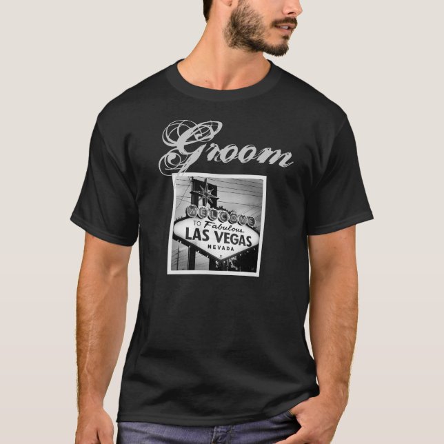 T-Shirt de Casamento de Las Vegas (Frente)