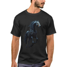 T-Shirt de Cavalo Esqueletal