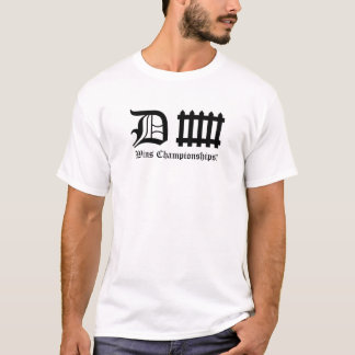 T-shirt De "cerca D" (vitórias da defesa)