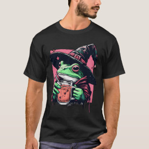 T-Shirt De Chá Com Sapo Testemunha Retro