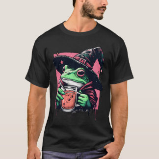T-Shirt De Chá Com Sapo Testemunha Retro