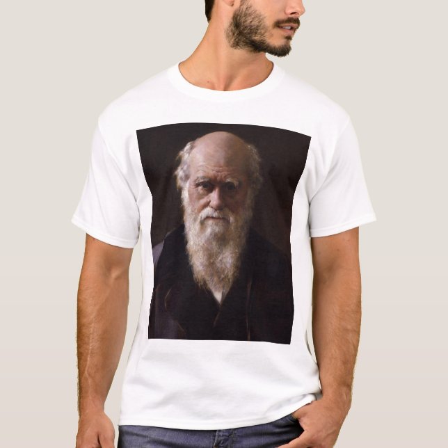 T-shirt de Charles Darwin (Frente)