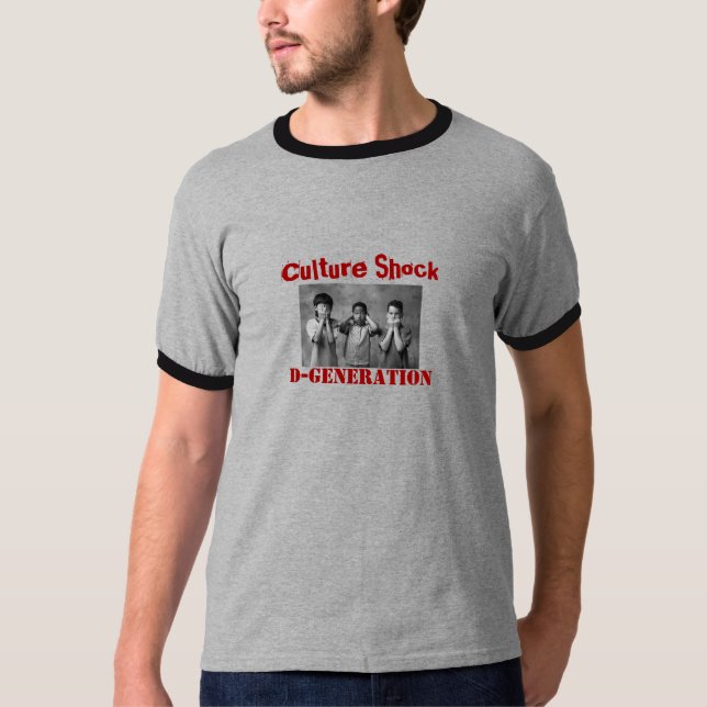 T-shirt de choque de cultura do clube de PMS (Frente)