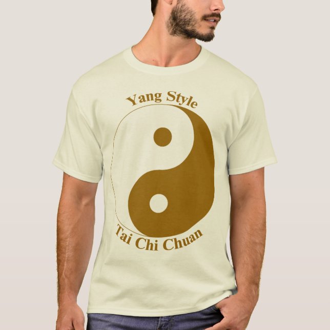 T-shirt de Chuan do qui do estilo TAI de Yang (Frente)