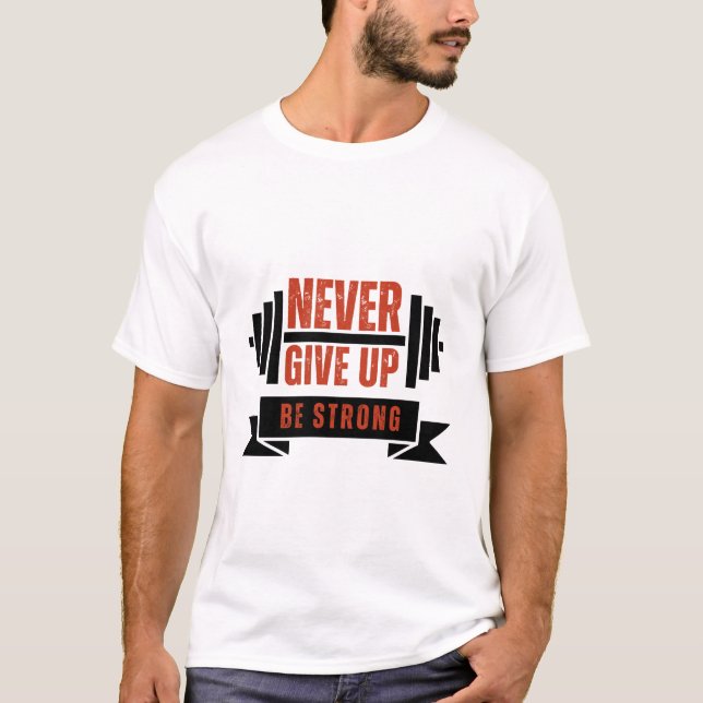 t-shirt de citação motivacional (Frente)