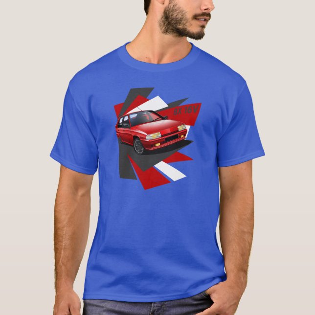 T-shirt de Citroen BX 16V (Frente)