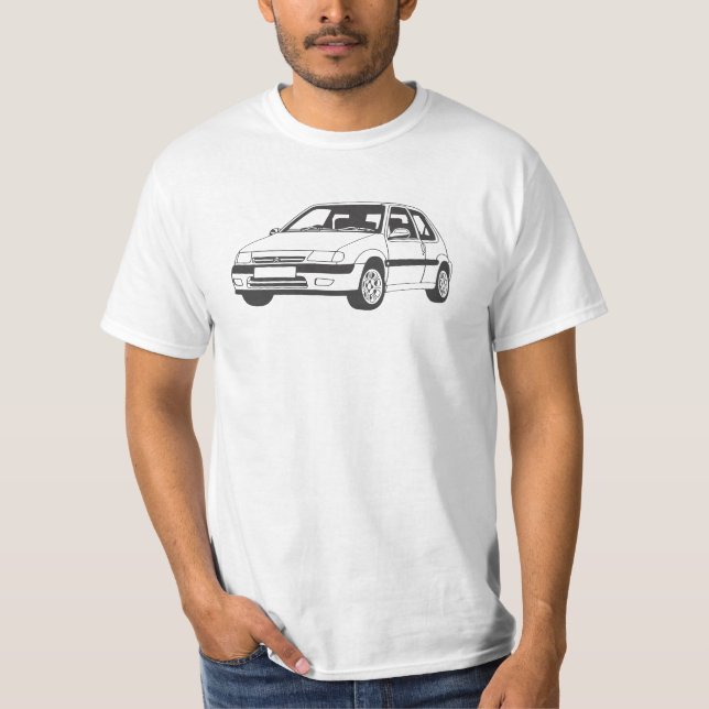 T-shirt de Citroen Saxo VTS (Frente)