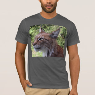 T-shirt de close-up do Lynx Face
