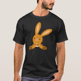 T-Shirt de Coelho de Cartoon Ridículo