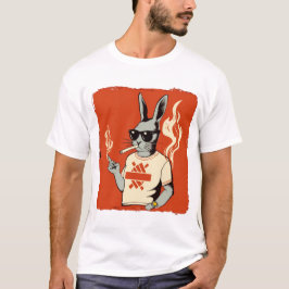 T-Shirt de Coelho Fumante
