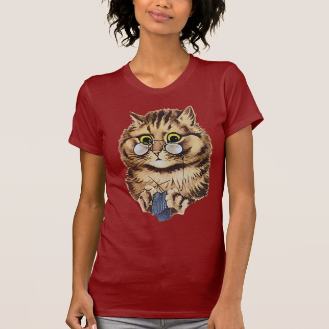 T-shirt de confecção de malhas da avó (Frente)