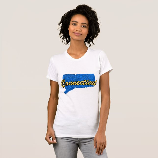 T-Shirt de Connecticut (Frente Completa)