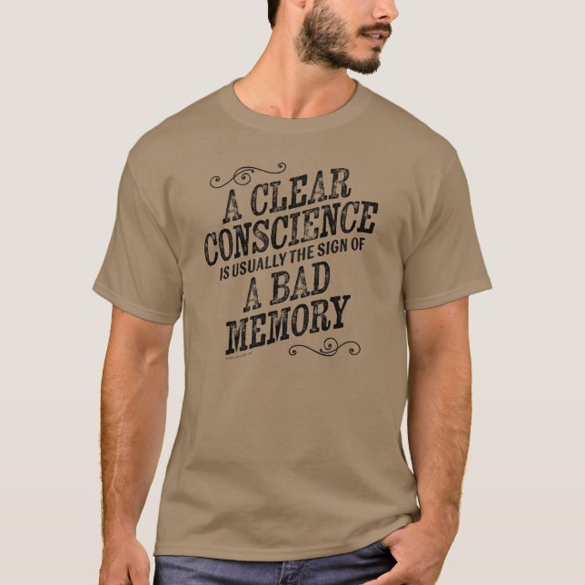 T-Shirt de Consciência Clara (Frente)