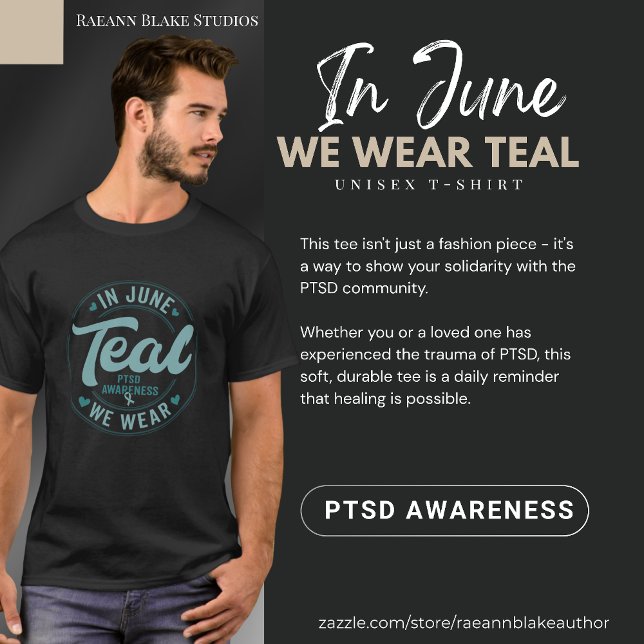 T-Shirt de Consciência PTSD (Criador carregado)
