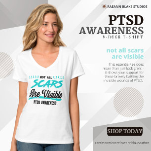 T-Shirt de Consciência PTSD