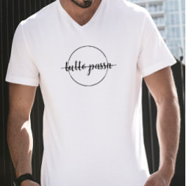 T-Shirt de Cotação "Tutto Passa"