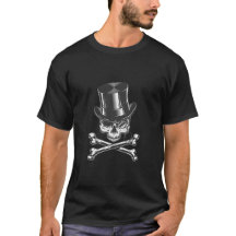 T-Shirt de crânio e ossos