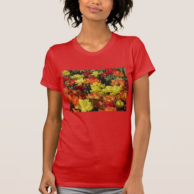 T-Shirt de craveiro (vermelho) (Frente)
