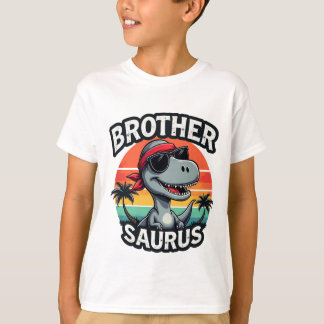 T-Shirt de crianças divertidas com Dino Design