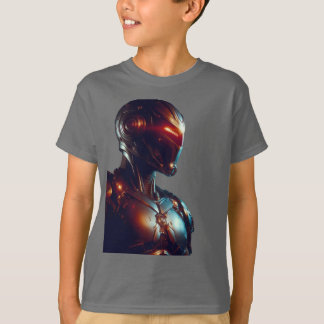 T-Shirt De Crianças Robôs Sem Carinho