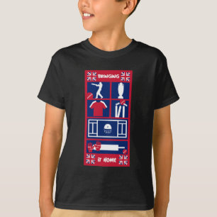 T-Shirt de Críquete de Teste Inglês
