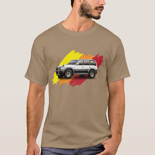 T-Shirt de Cruzador Terrestre da Série Toyota 80 (Frente)