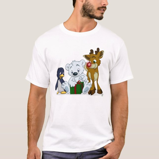 T-shirt de Cubs do Natal (Frente)