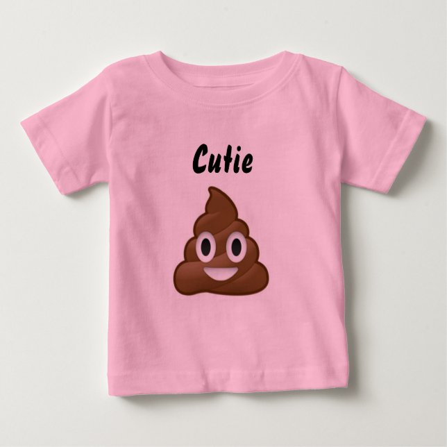 T-shirt de Cutie Poo Emoji (Frente)