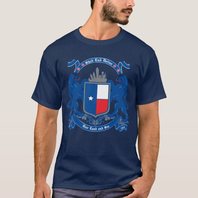T-shirt de Dallas da extremidade da vertente (Frente)