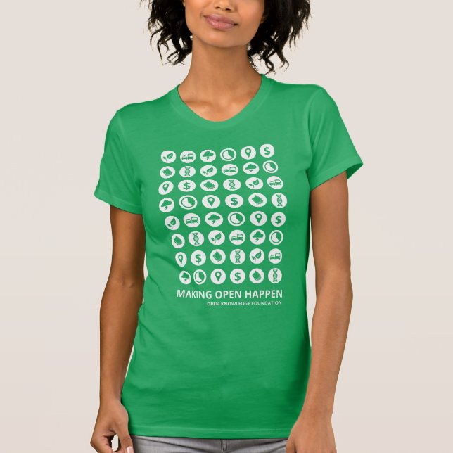 T-shirt de Datatypes (mulheres) (Frente)