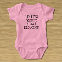 T-Shirt de Dedução Fiscal Favorita Da mamãe