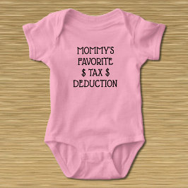 T-Shirt de Dedução Fiscal Favorita Da mamãe