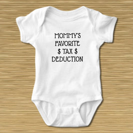 T-Shirt de Dedução Fiscal Favorita Da mamãe