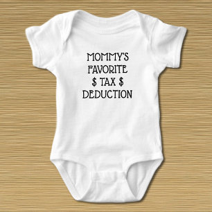 T-Shirt de Dedução Fiscal Favorita Da mamãe