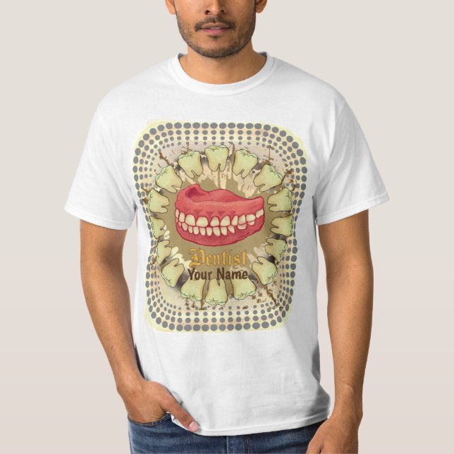 t-shirt de dentista (Frente)